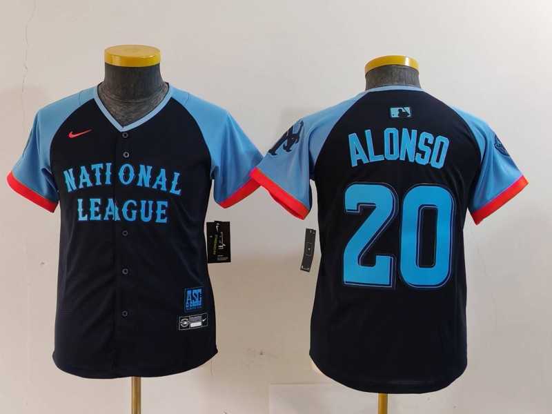 Youth New York Mets #20 Pete Alonso Navy 2024 All Star Limited Stitched Jersey,We sell and wholesale Youth New York Mets #20 Pete Alonso Navy 2024 All Star Limited Stitched Jersey on line form chian!